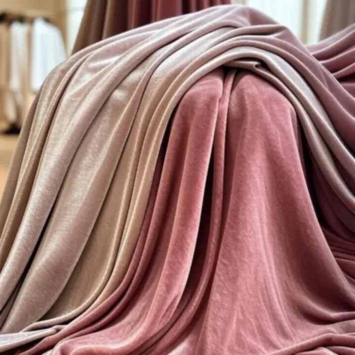 Luxus textil közelről, bársony és selyem részletek